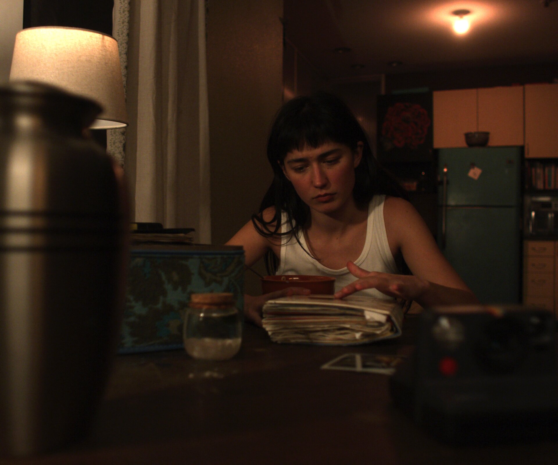 Nova at the kitchen table